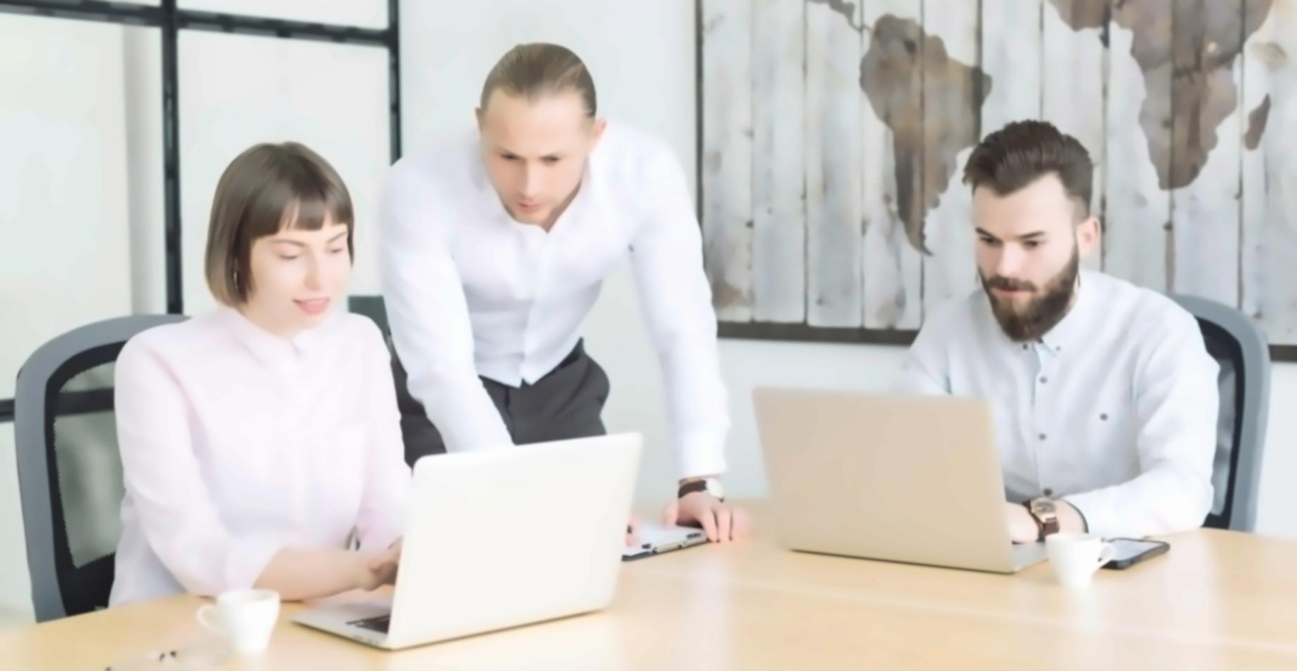 Business analysis workspace in Sydney office